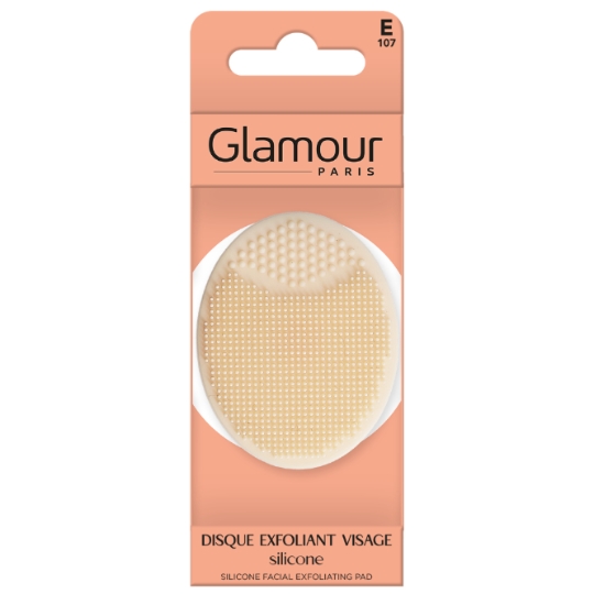 Disque Exfoliant Pour Visage Silicone Beige GLAMOUR PARIS
