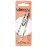 Pince à épiler Acier Inoxydable LED Mors Biais Poils Courts GLAMOUR PARIS