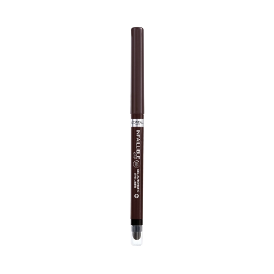 Eyeliner Waterproof Longue tenue Teinte Brown Denim (004) Grip Liner Gel Infaillible Automatic L'OREAL PARIS