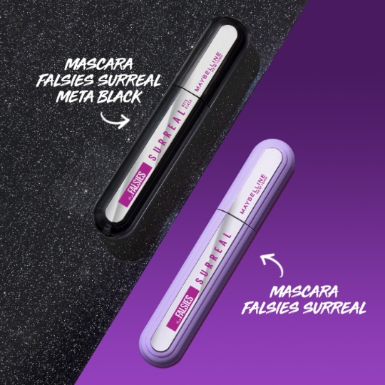Mascara Volume Effet Extension Teinte Méta Black The Falsies Surreal MAYBELLINE NEW YORK