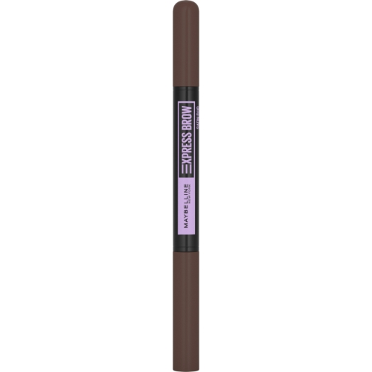 Crayon à Sourcils Duo Teinte Marron Foncé (04) Express Brow Satin MAYBELLINE NEW YORK