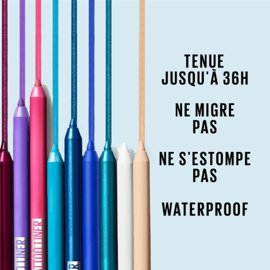 Crayon Yeux Longue tenue Teinte Burgundy Bliss (818) Tatoo Liner MAYBELLINE NEW YORK