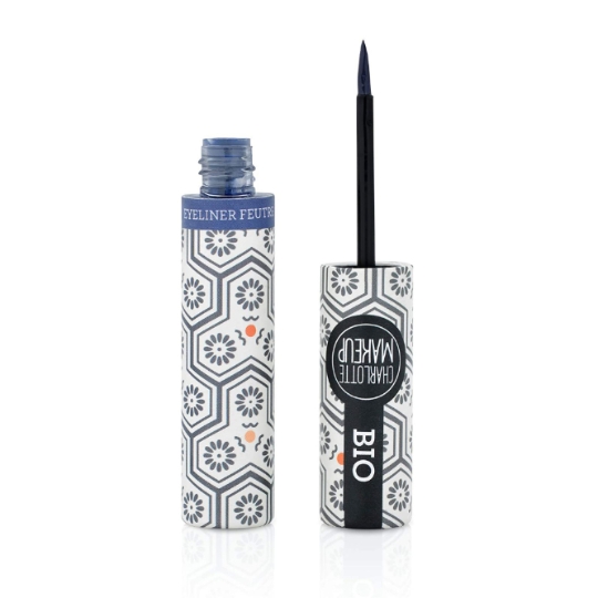 Eyeliner Feutre Teinte Bleu Nuit Bio Haute Précision et Modulable CHARLOT MAKE UP