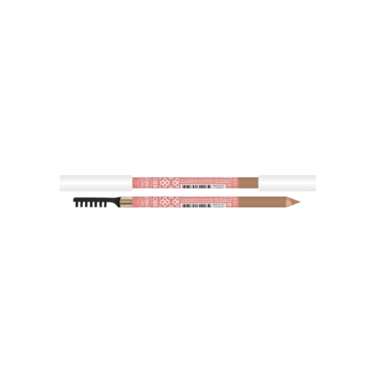 Crayon à Sourcils Fin Structurant Sublimateur Teinte Châtain Bio CHARLOTTE MAKE UP BIO