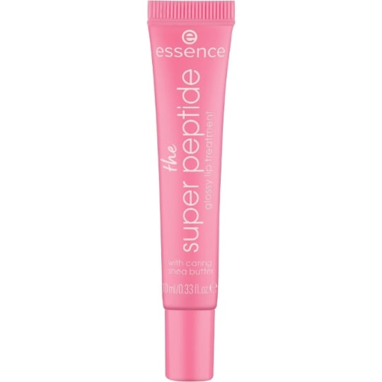Gloss À lèvres Brillant Traitant Au super peptide Au beurre de karité Teinte 02 Pinkified ! Gamme The Super Peptide ESSENCE