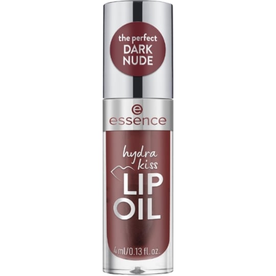 Huile à lèvres à lèvres Teinte 08 mocha glow hydra kiss The perfect Dark Nude ESSENCE