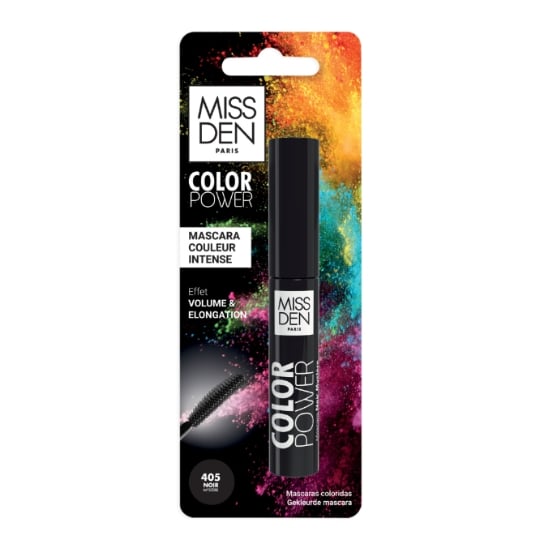 Mascara Volume intense et Élongation Noir Mystère Color Power MISS DEN