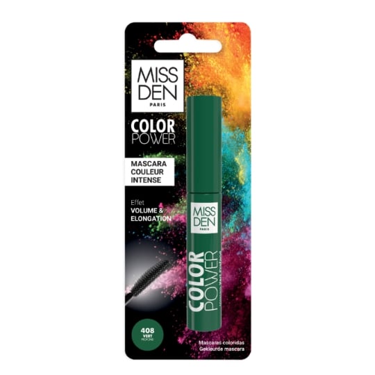Mascara Volume Et Longueur Teinte Vert Profond Color Power MISS DEN