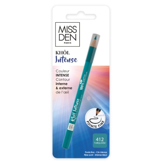 Khol à yeux Teinte Turquoise (412) Intense MISS DEN
