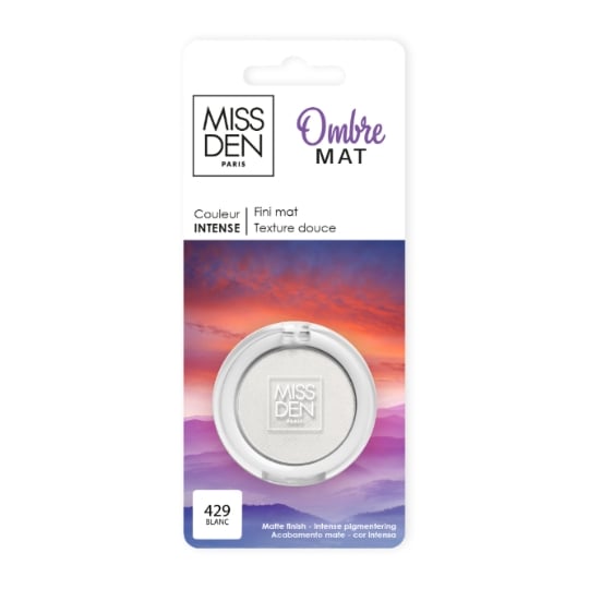 Fard à paupières Mat Teinte Blanc Intense MISS DEN