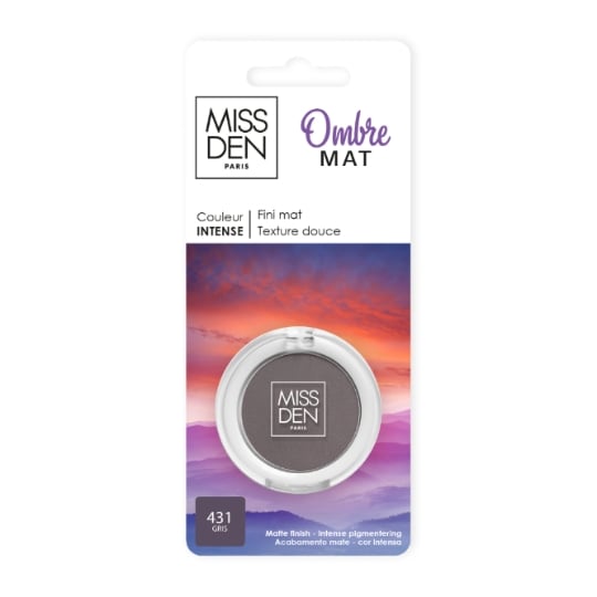 Fard à Paupières Mat Teinte Gris Intense (431) MISS DEN