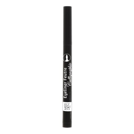 Eyeliner Feutre Teinte Noir Calligraphique Pointe Fine MISS DEN