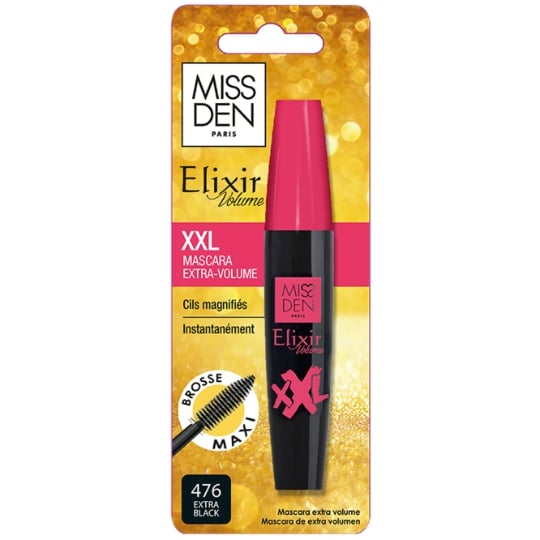 Mascara Volume XXL Teinte Extra Noir (476) Elixir MISS DEN