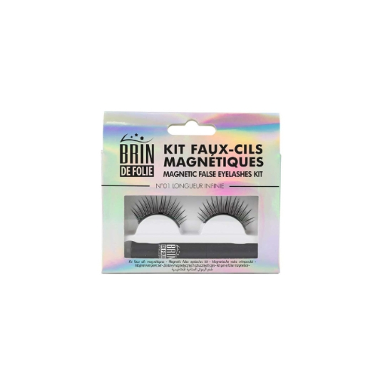 Kit Faux Cils Magnétiques N°01 Longueur Infinie NS
