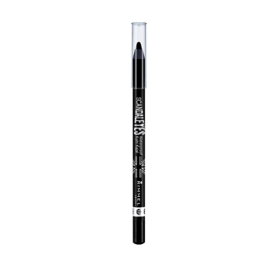 Crayon Yeux Waterproof Teinte Noir (001) Khol Scandaleyes RIMMEL