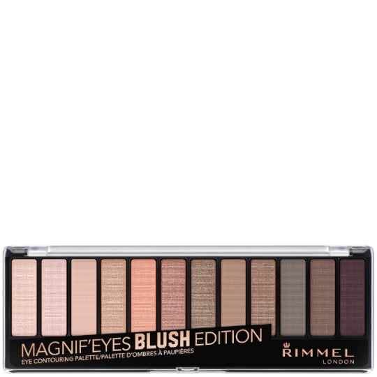 Fard Palette Couleurs Longue Tenue Fini Mat, Satiné et Brillant Teinte Blush Edition (002) Magnifeyes RIMMEL