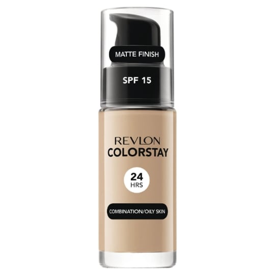 Fond de teint Liquide Mat Peaux Mixtes à Grasses Teinte Beige Naturel (220) SPF15 24H ColorStay REVLON