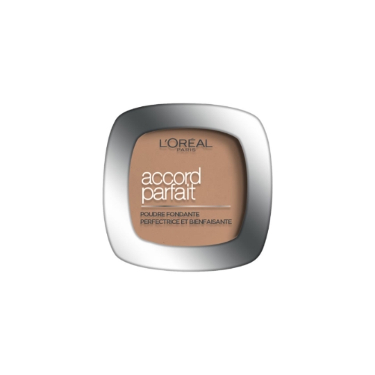 Fond de teint Poudre Teinte Sable Doré (5D) Accord Parfait L'OREAL PARIS