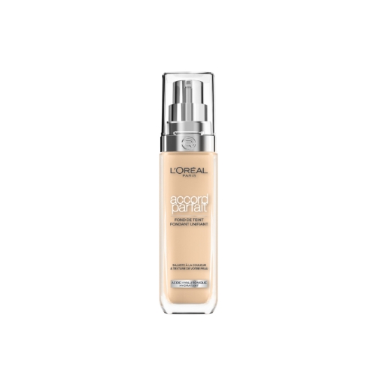 Fond de teint Liquide Hydratant Teinte Beige (N4) Accord Parfait L'OREAL PARIS