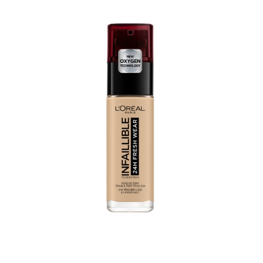 Fond de teint Liquide Longue Tenue Teinte Vanille (120) Infaillible Freshwear L'OREAL PARIS
