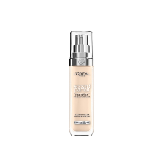 Fond de teint Liquide Hydratant Teinte Ivoire Accord Parfait L'OREAL PARIS