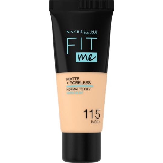 Fond de teint Liquide Matifiant Teinte Ivoire (115) Fit Me MAYBELLINE NEW YORK
