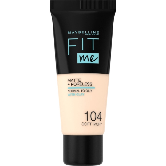 Fond de teint Liquide Matifiant Teinte Ivoire Rosé (104) Fit Me MAYBELLINE NEW YORK