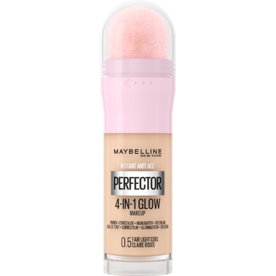 Fond de Teint Correcteur Liquide Teinte Clair Rosée (0.5) 4-in-1 Perfector MAYBELLINE NEW YORK