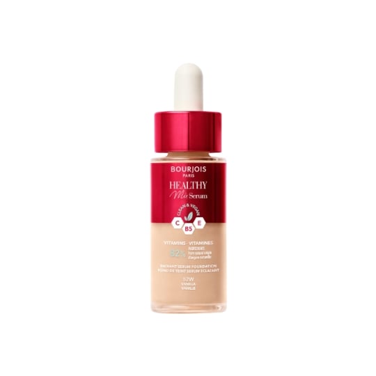 Fond de teint Sérum éclatant Clean & Vegan Vitamins Teinte Vanilla (52W) Healthy Mix BOURJOIS