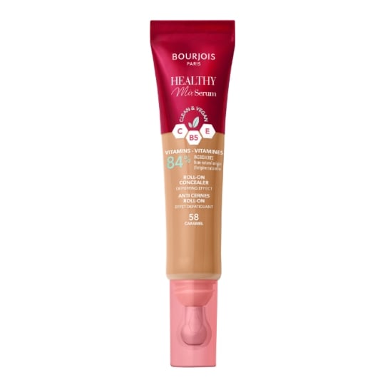 Anti-Cernes Roll-on aux Vitamines Effet Défatigant Clean Vegan Teinte Caramel (58) Healthy Mix Serum BOURJOIS