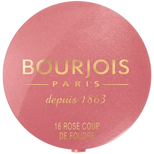 Blush Longue durée Teinte Rose Coup de Foudre (016) Boîte Ronde BOURJOIS PARIS
