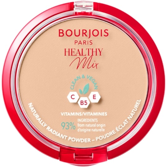 Poudre Compacte Vegan Teinte Beige Doré (4) Healthy Mix BOURJOIS PARIS