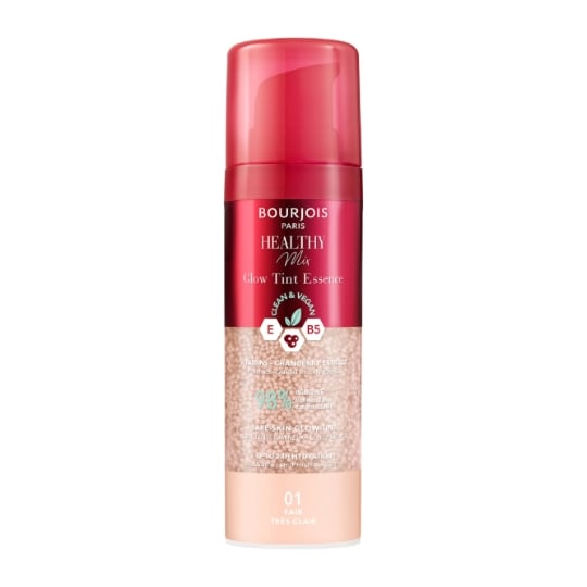 Fond de teint Liquide Teinte Très Clair (01) Healthy Mix Glow Tint Essence Clean & Vegan BOURJOIS PARIS