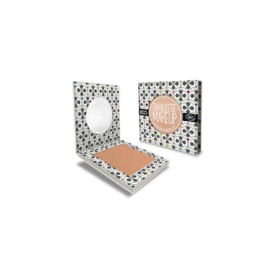 Poudre bronzante Compacte Teinte Doré Bio Matifiante et Control des Brillances CHARLOT MAKE UP
