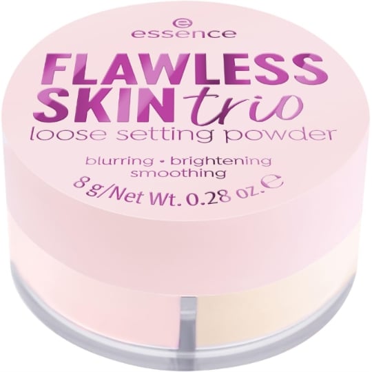 Poudre Poudre Libre Fixante Estompante Illuminante Lissante Flawless Skin Trio ESSENCE