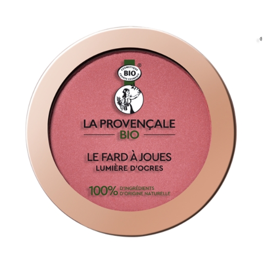 Blush à Joues Teinte Rose Faïence (02) Lumière D'Ocres Bio LA PROVENCALE
