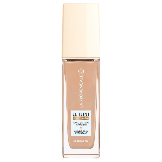 Fond de teint Liquide Hydratant Teinte Beige Nu (20) Soin Lumière d'Ocres Bio LA PROVENCALE BIO