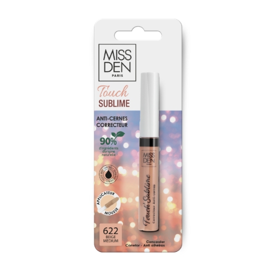 Correcteur Anti-cernes Teinte Beige Rosé (621) Touch' Sublime MISS DEN