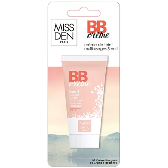 BB Crème Multi-Action Teinte Claire SPF30 5en1 MISS DEN