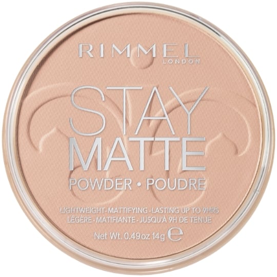 Poudre Compact Matifiant Teinte Peach Glow (003) Stay Matte RIMMEL