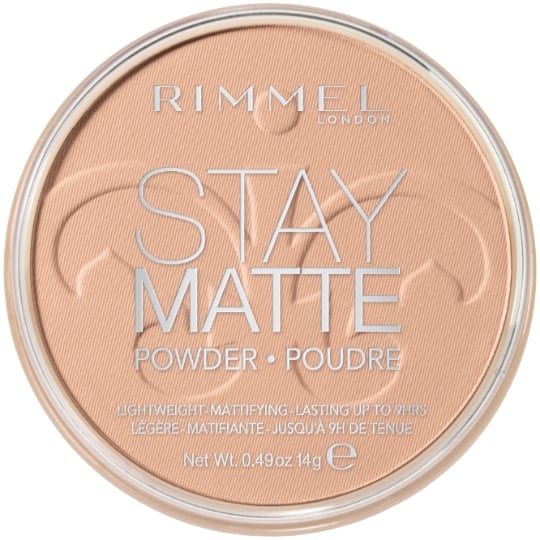 Fond de teint Compact Anti-Brillance Teinte Silky Beige (005) Stay Matte RIMMEL