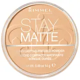 Poudre Compact Matifiant Teinte Warm Beige (006) Stay Matte RIMMEL