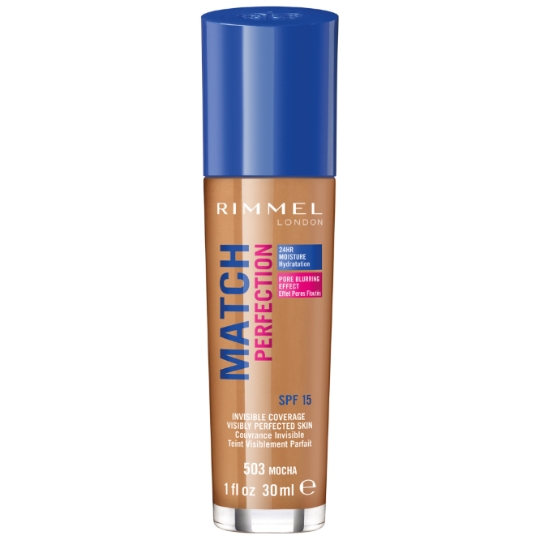 Fond de Teint Match Perfection 24H Spf 15 503 Mocha RIMMEL