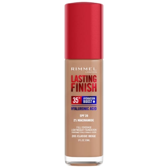 Fond de teint Liquide Longue Tenue Teinte Classic Beige (201) SPF20 Lasting Finish 35H RIMMEL
