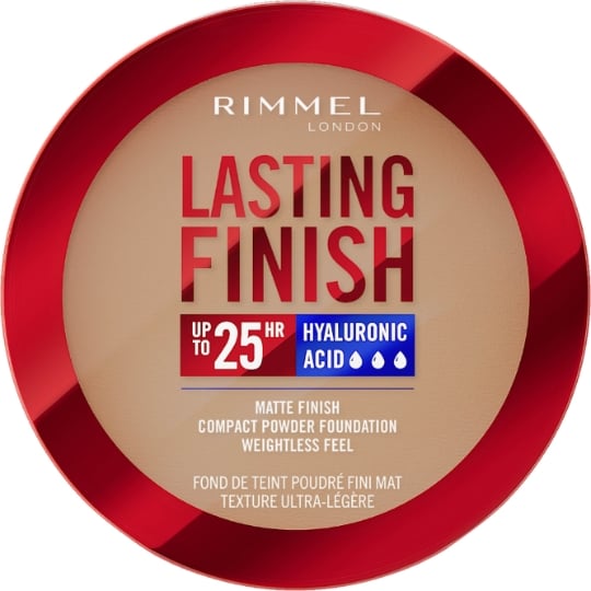 Fond de teint Compacte Mat longue tenue Teinte Soft Beige (008) Lasting Finish 25H RIMMEL