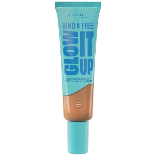 Crème teintée Hydratante Teinte Honey Miel (303) Kind & Free Glow It Up RIMMEL