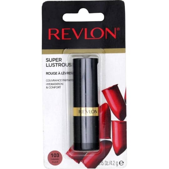 Rouge à lèvres Hydratant Teinte Caramel Glacé (103) Super Lustrous REVLON