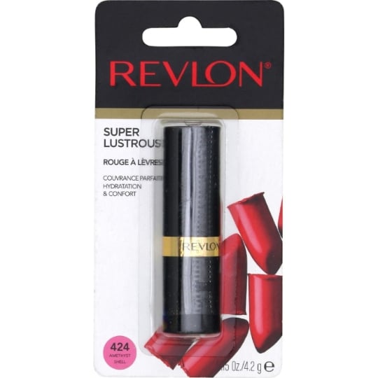 Rouge à lèvres Hydratant Teinte Amethyst Shell (424) Super Lustrous REVLON