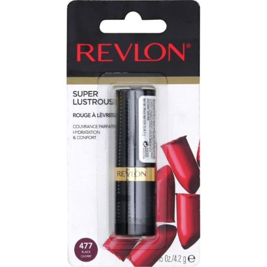 Rouge à lèvres Hydratant Teinte Black Cherry (477) Super Lustrous REVLON