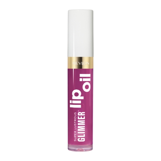 Gloss à Lèvres Teinte Plum Pop (006) Super Lustrous Glimmer Lip Oil REVLON